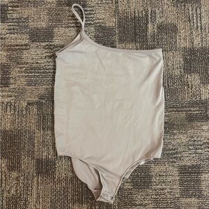 Skims || One-Shoulder Beige Bodysuit
